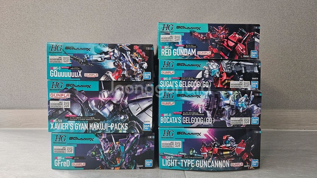 반다이 HG 지쿠악스 시리즈 건담 팝니다 (일괄시 할인)--0