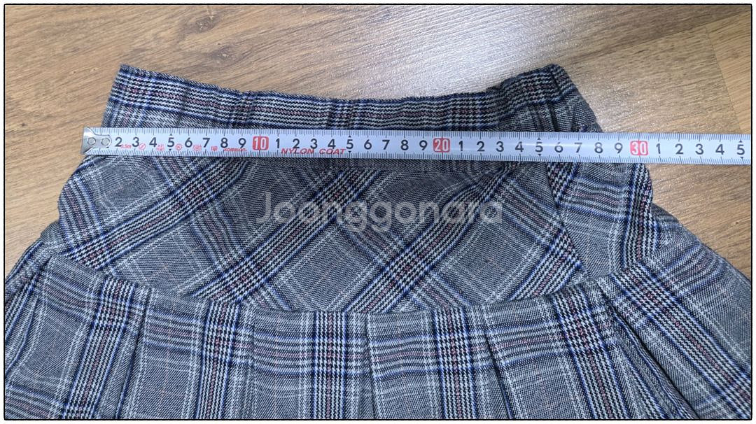 아동 꼬망스 치마 체크 [140]--4
