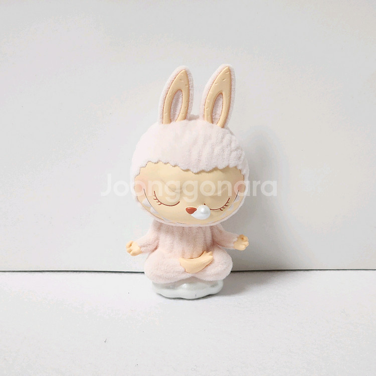 세트)팝마트 라부부 피규어+아크릴 포토프레임_요가 명상--1