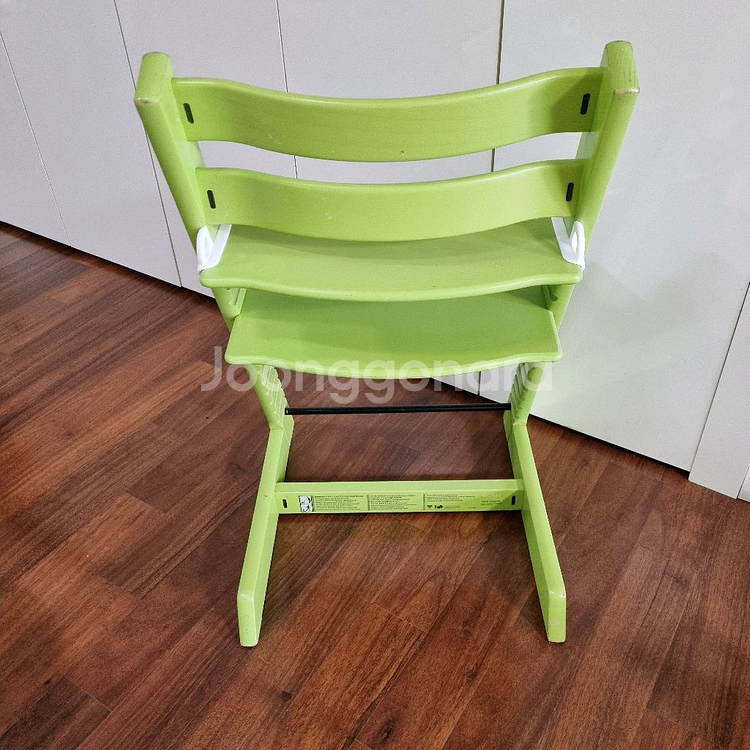 스토케 트립트랩 연두색 아기 유아식 의자 하이체어--2