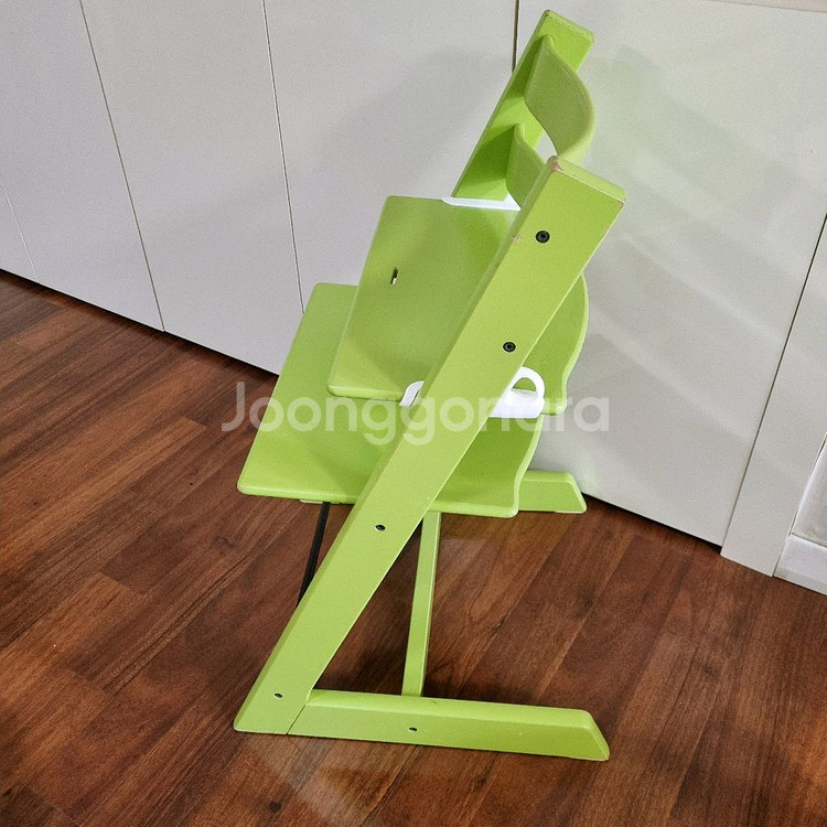 스토케 트립트랩 연두색 아기 유아식 의자 하이체어--1