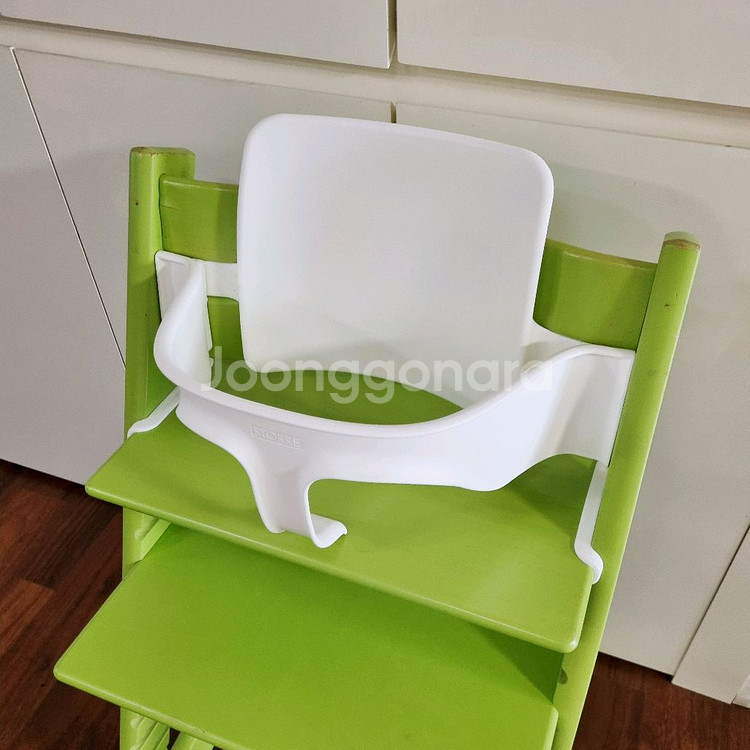 스토케 트립트랩 연두색 아기 유아식 의자 하이체어--7