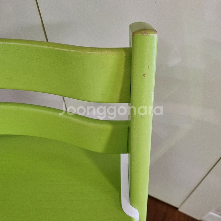 스토케 트립트랩 연두색 아기 유아식 의자 하이체어--3