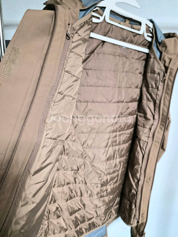 55) 리복 여성 방풍 후드 롱 패딩 자켓--2