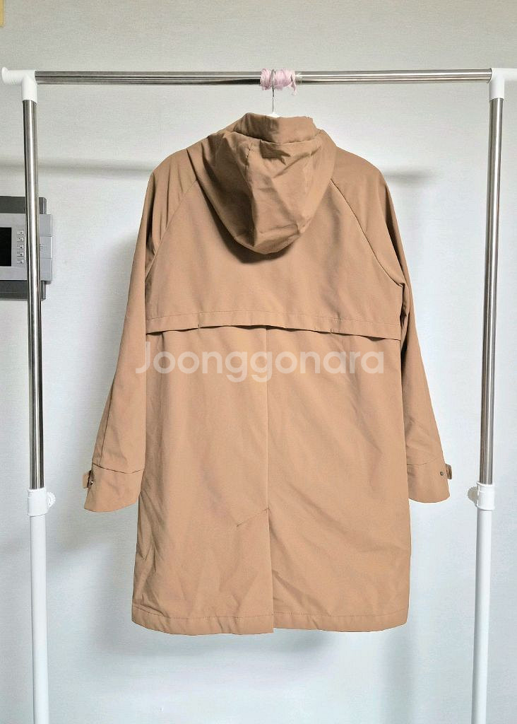 55) 리복 여성 방풍 후드 롱 패딩 자켓--3