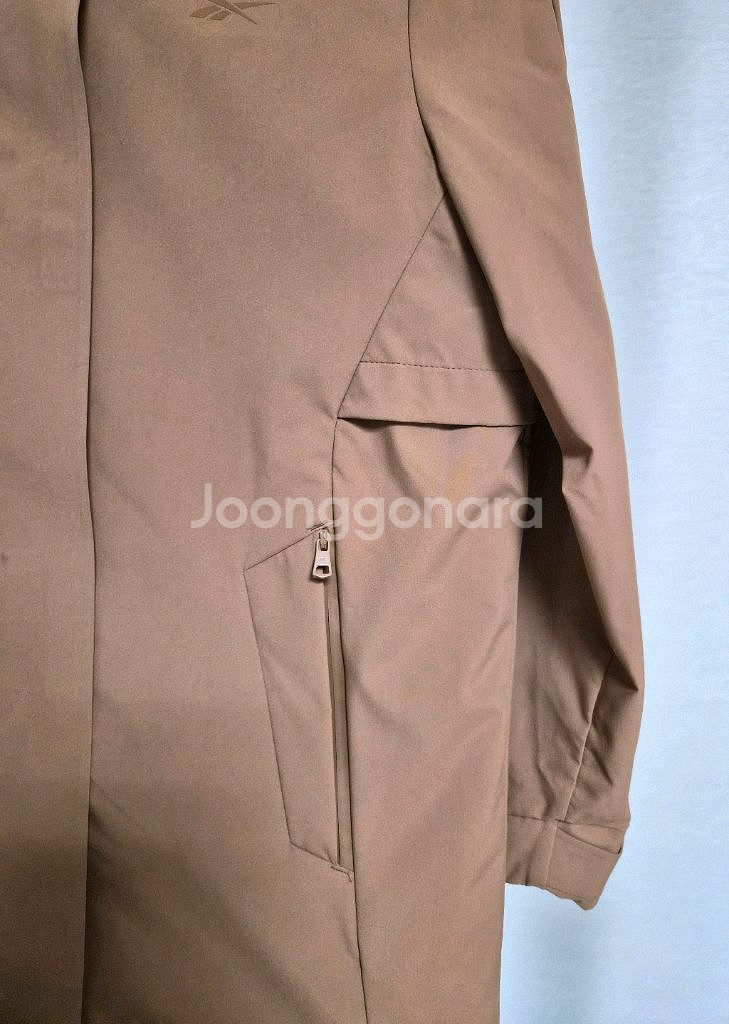 55) 리복 여성 방풍 후드 롱 패딩 자켓--5