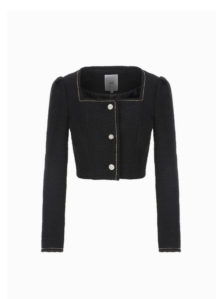 그레이스유 트위드 자켓+스커트 셋업 투피스--1