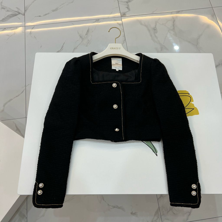 그레이스유 트위드 자켓+스커트 셋업 투피스--7