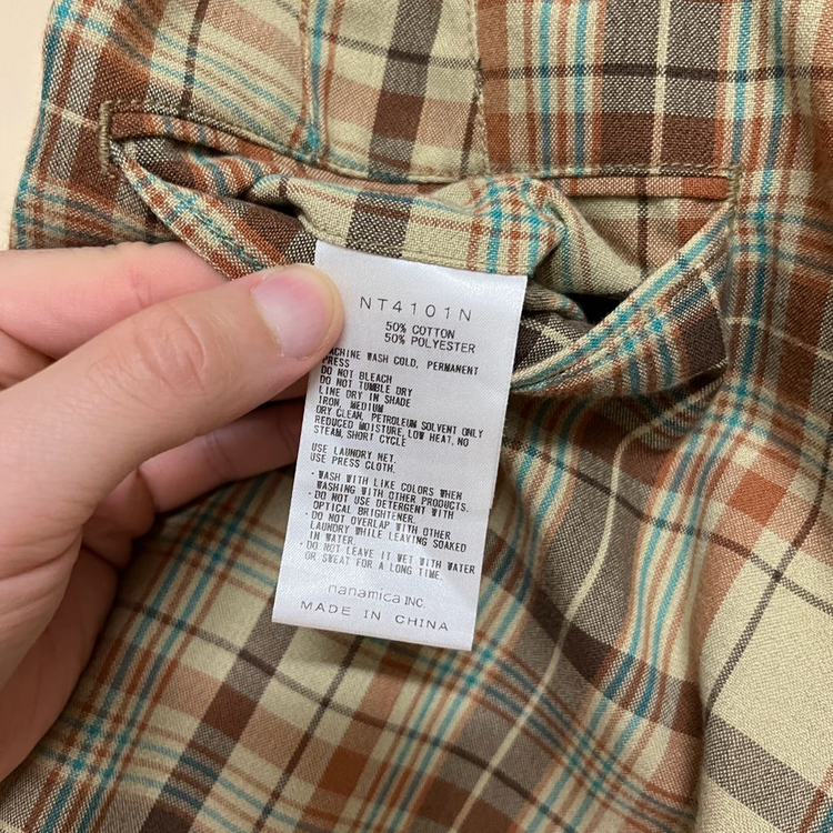 [36] 노스페이스 퍼플라벨 나나미카 마드라스 필드쇼츠 이미지