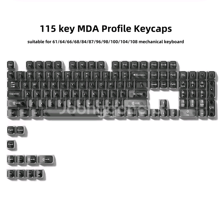 반투명 블랙 MOA키캡--1