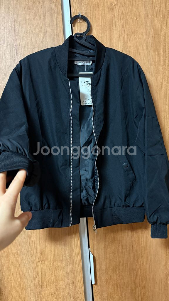 블랙 자켓. 항공 점퍼 ~--1