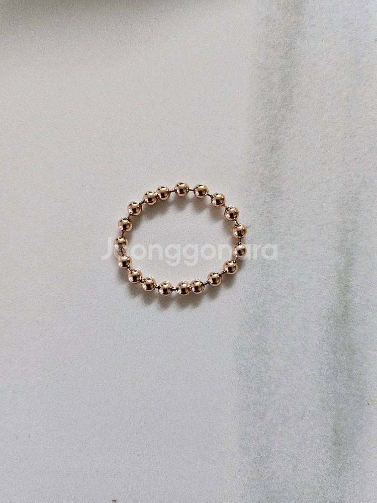 18k 볼체인반지--1
