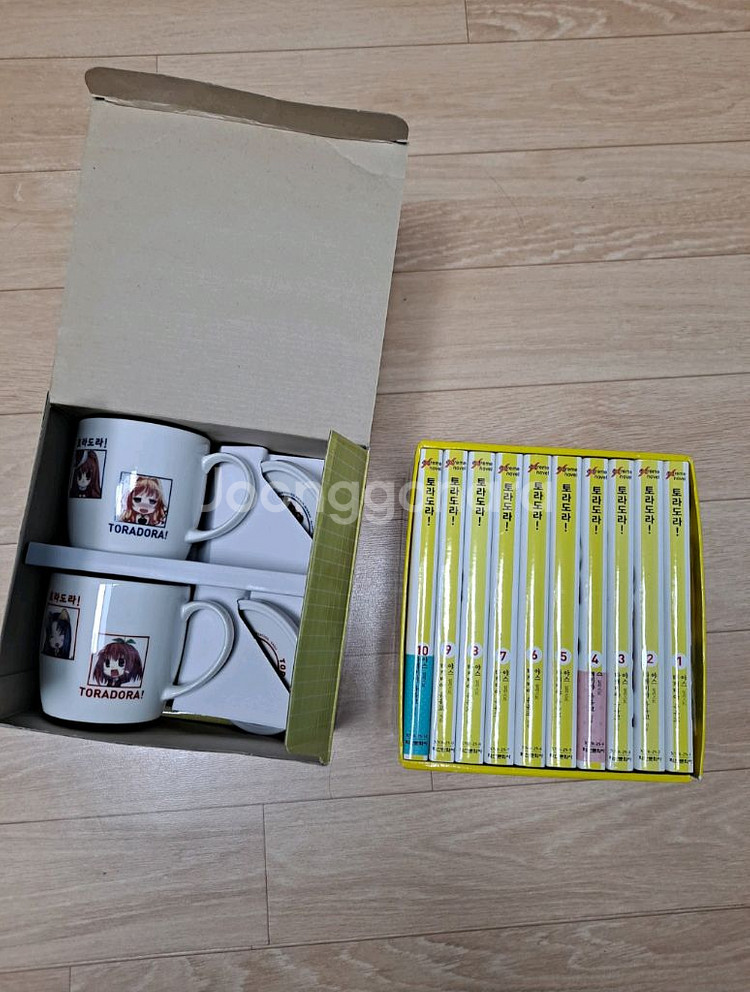 토라도라 라노벨 전권(부록 포함), 한정판 머그컵--0