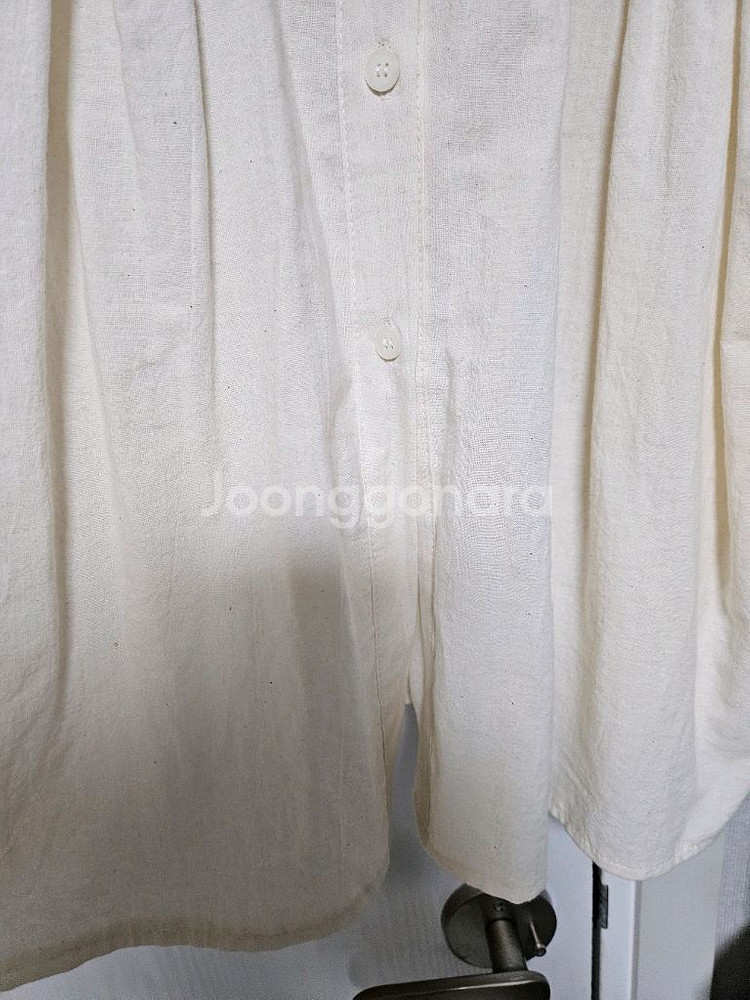 레이스 루즈핏 블라우스--5