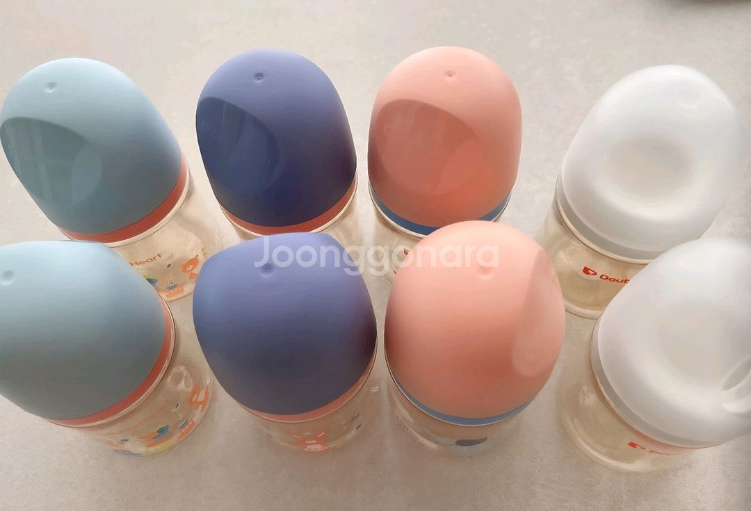 더블하트 160ml 젖병 8개 일괄 개당 천원--0