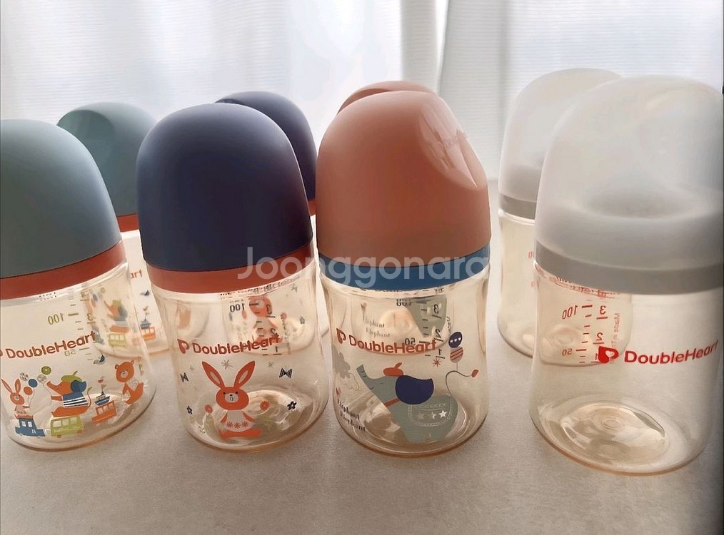 더블하트 160ml 젖병 8개 일괄 개당 천원--1