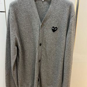 24fw 꼼데가르송 그레이가디건 xl (새상품급)