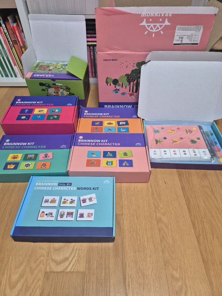 브레인나우 한자, 한글 dvd 이미지