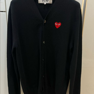 23fw 꼼데가르송 블랙가디건 xl (새상품급)