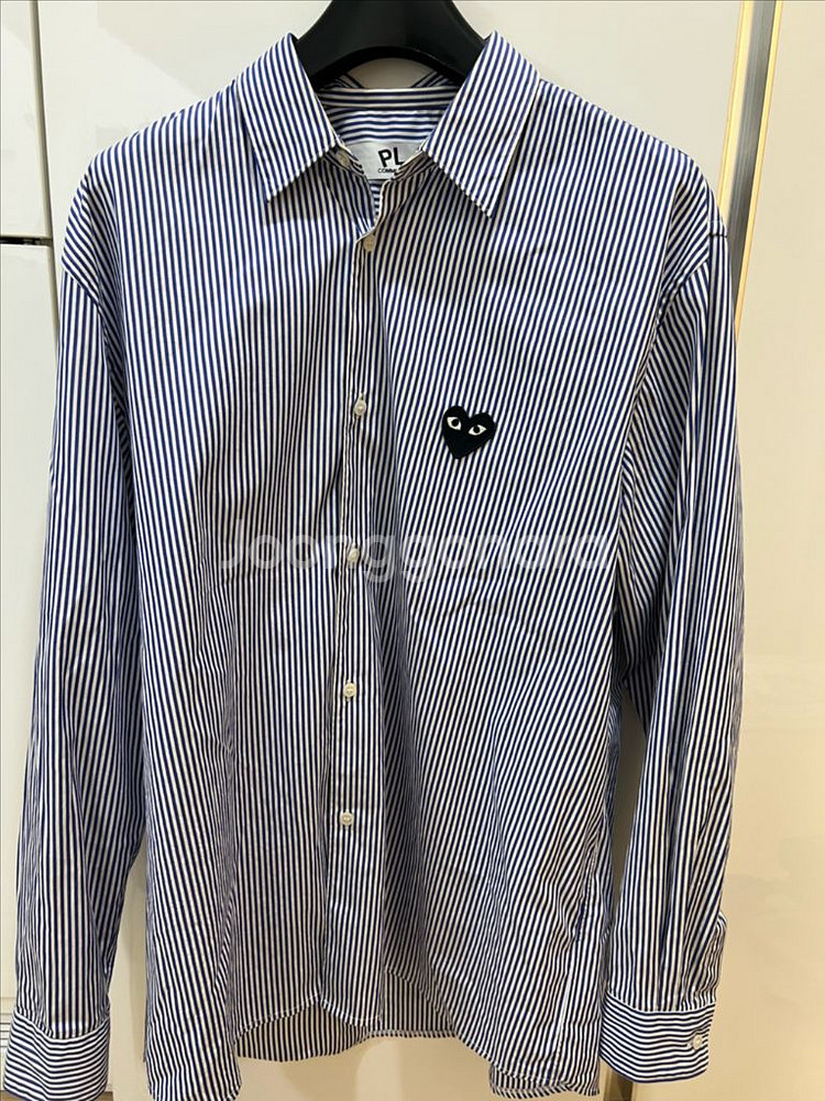꼼데가르송 스트라이프셔츠 xl (새상품급)--0