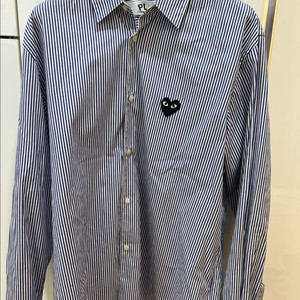 꼼데가르송 스트라이프셔츠 xl (새상품급)