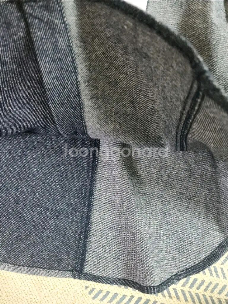 자라키즈 패치워크 데님 이펙트 셔츠 새상품--6