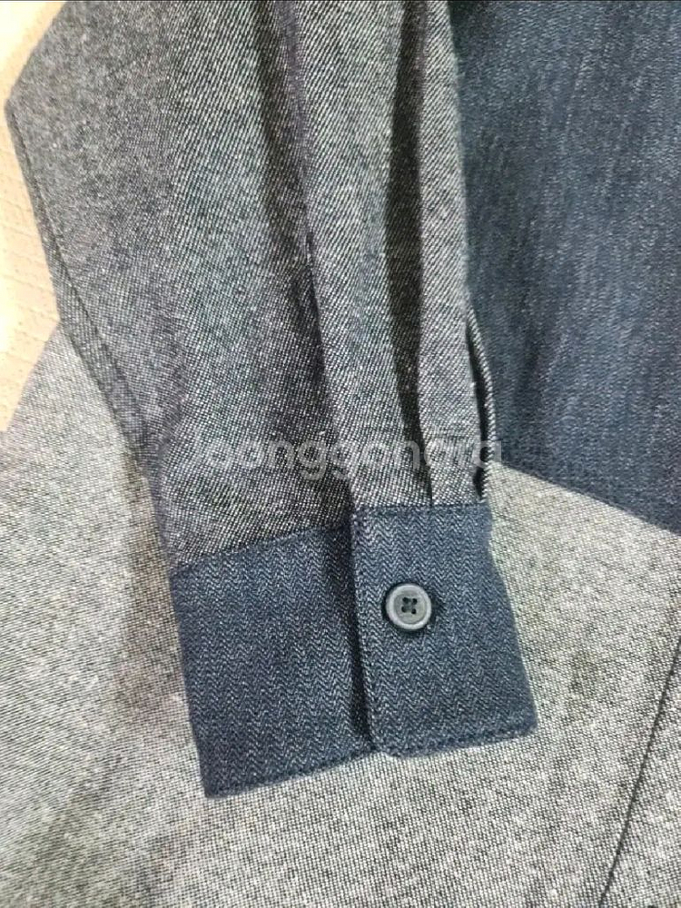 자라키즈 패치워크 데님 이펙트 셔츠 새상품--7