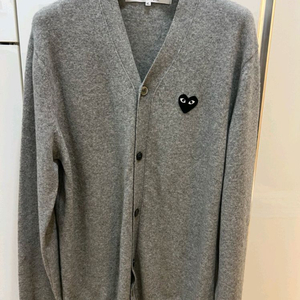 24fw 꼼데가르송 그레이가디건 XL (새상품급)
