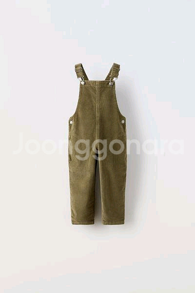 자라키즈 콤포트 코듀로이 오버롤 4-5y 새상품--0