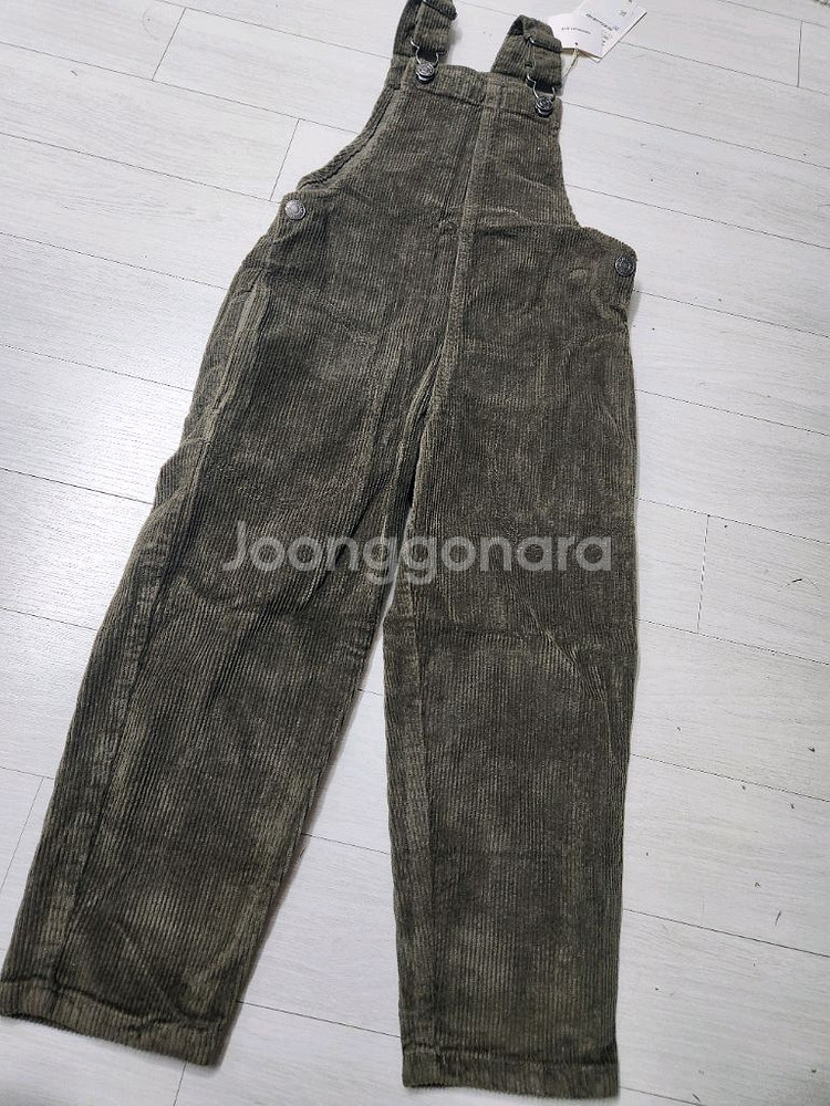 자라키즈 콤포트 코듀로이 오버롤 4-5y 새상품--1