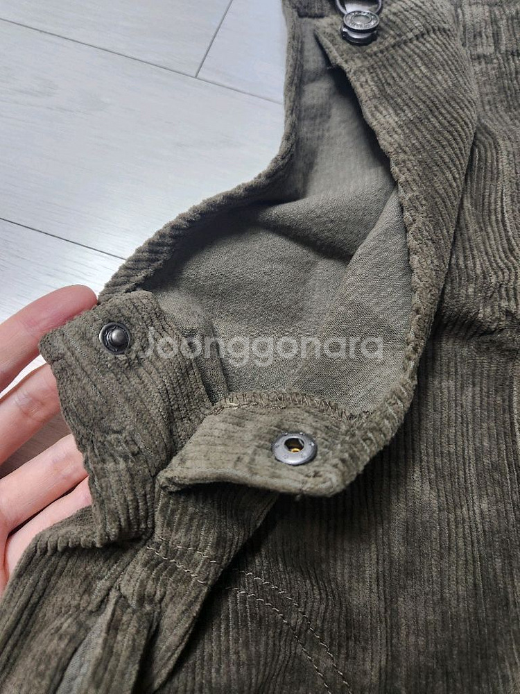 자라키즈 콤포트 코듀로이 오버롤 4-5y 새상품--4