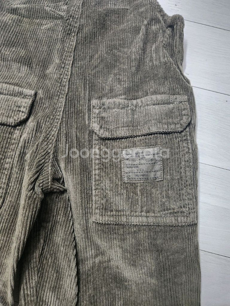 자라키즈 콤포트 코듀로이 오버롤 4-5y 새상품--7