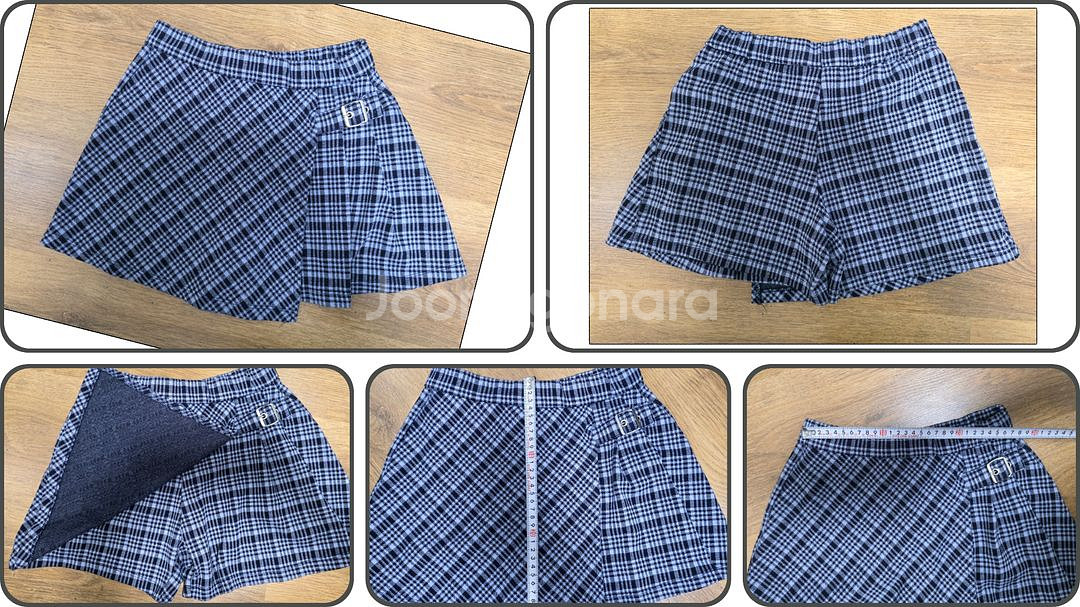 아동 자라 버뮤다 버클 치마바지 네이비 [140]--0