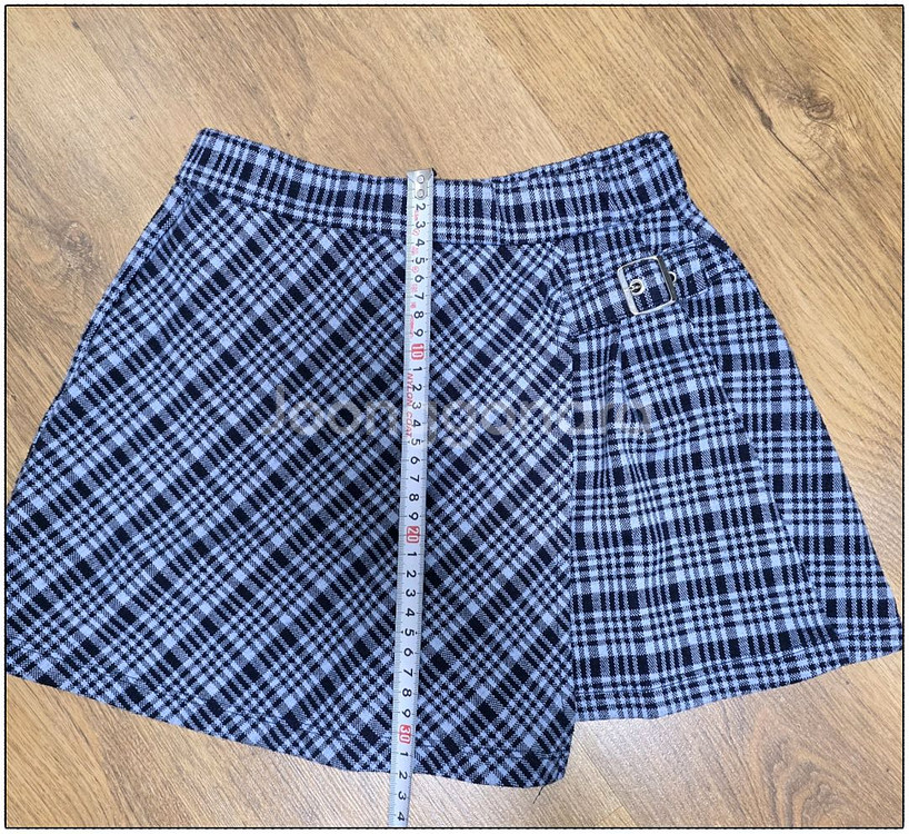 아동 자라 버뮤다 버클 치마바지 네이비 [140]--4