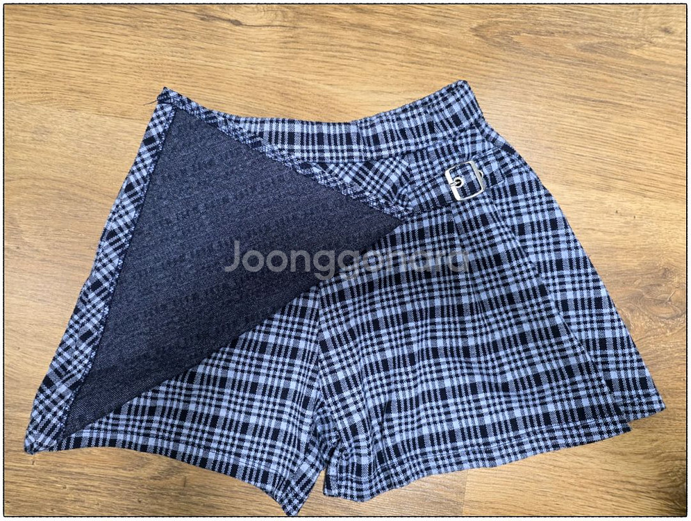 아동 자라 버뮤다 버클 치마바지 네이비 [140]--3