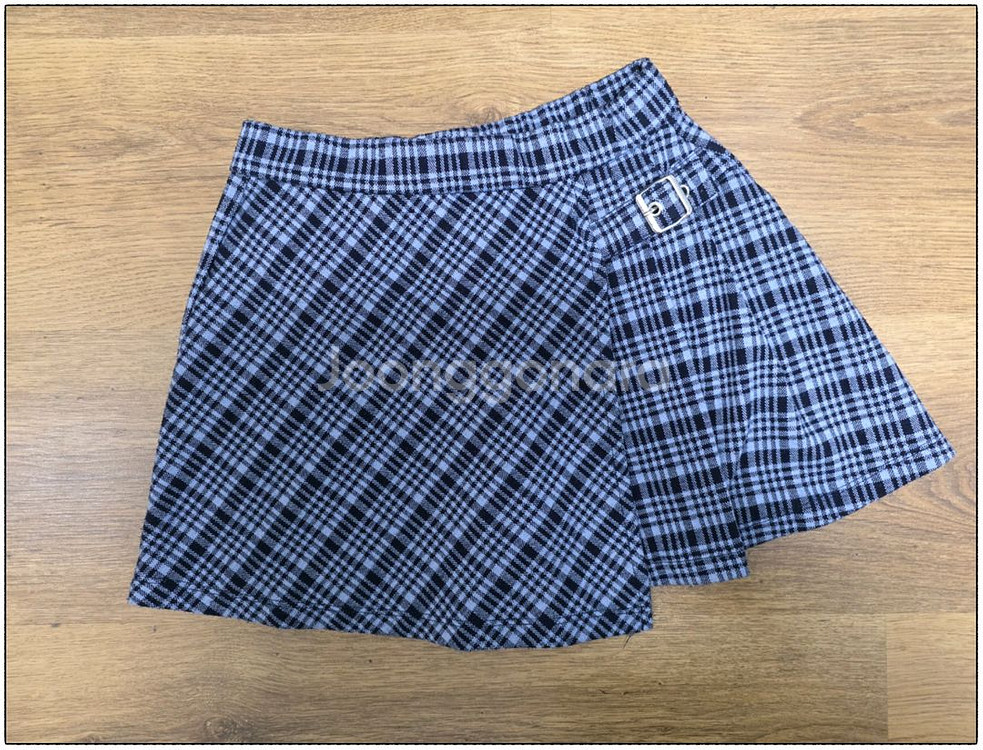 아동 자라 버뮤다 버클 치마바지 네이비 [140]--1