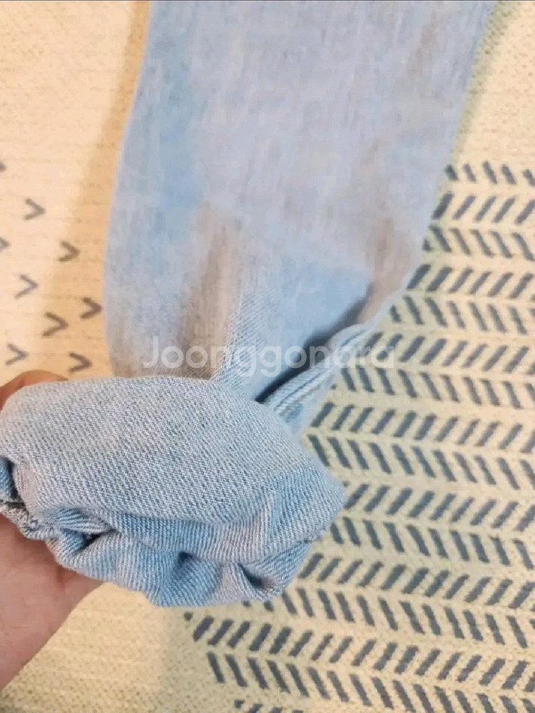 자라키즈 페이즐리 포켓 와이드 벨트 진 4-5y 새상품--5