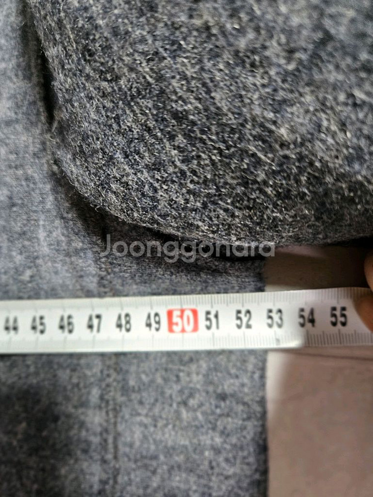 리스트 회색 롱 가디건 코트--1