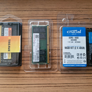 노트북 메모리[RAM] DDR4~DDR5 종류 판매