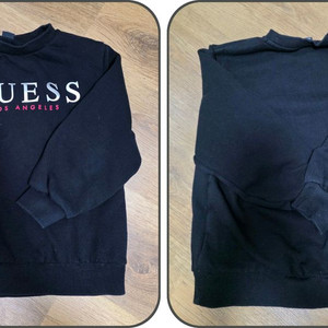 아동 게스 티셔츠 블랙 [140]