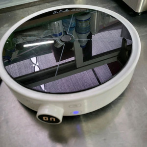 화이트 원형 전기레인지 인덕션