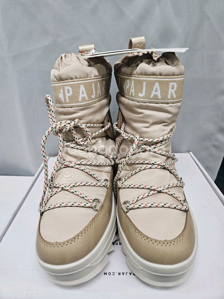 pajar 파자르 여성 로우 부츠 베이지--1