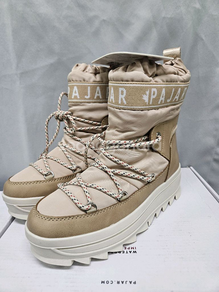 pajar 파자르 여성 로우 부츠 베이지--0