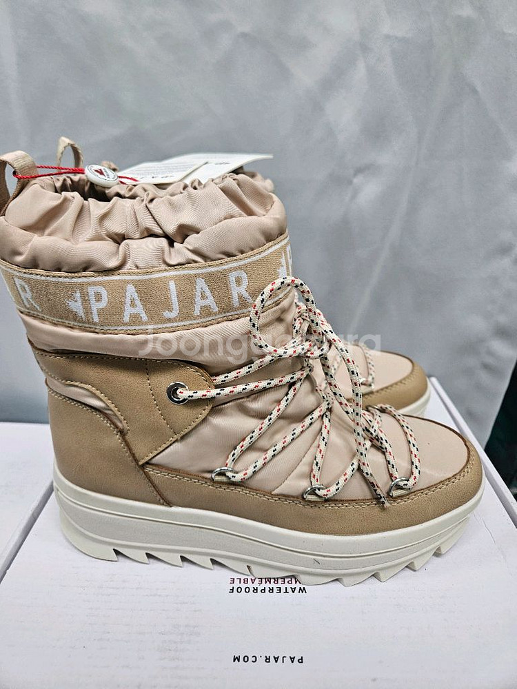 pajar 파자르 여성 로우 부츠 베이지--2