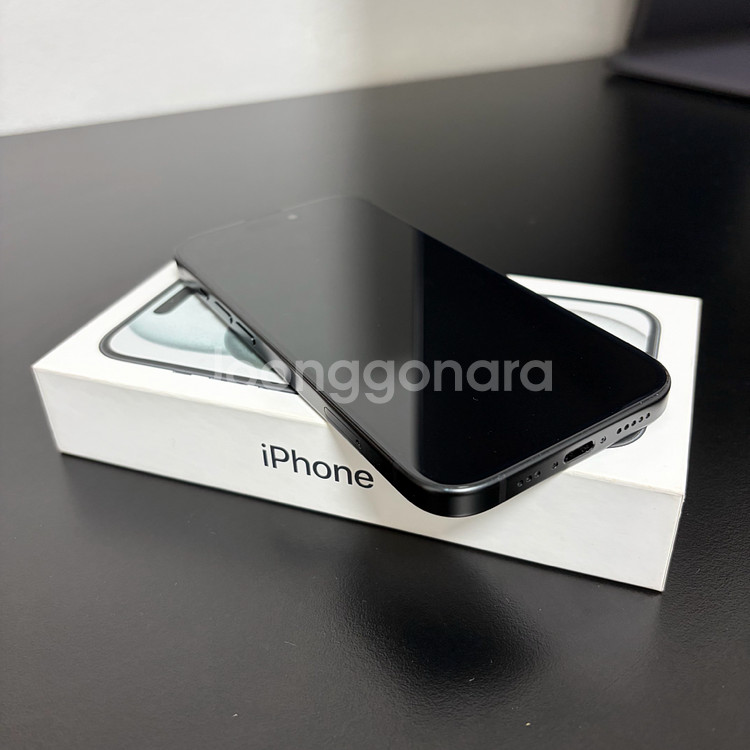 아이폰 15 블랙 256GB--1