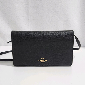 코치 폴드오버 미니백 크로스바디 여성 숄더백