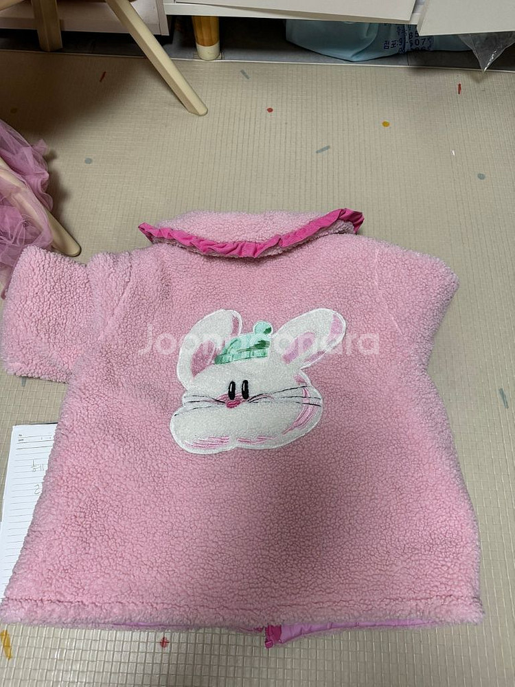 베베베베 토끼 리버시블 패딩코트 S(3-4Y)--1