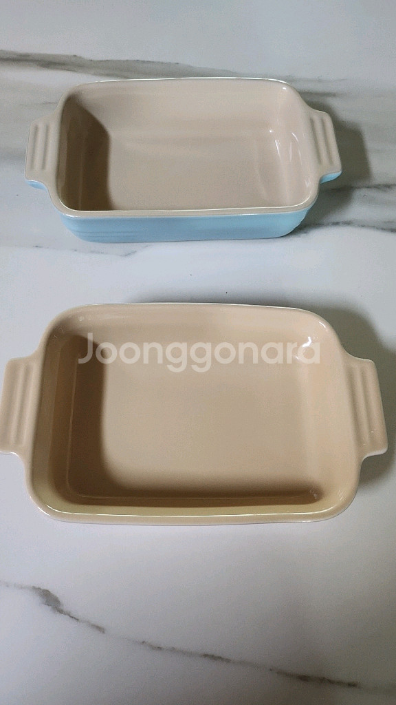 르크루제 직사각 디쉬--0