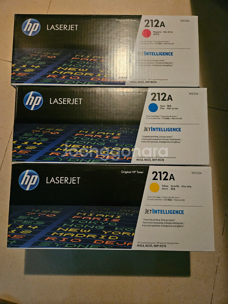 hp 레이저젯 212 토너(3색)--0