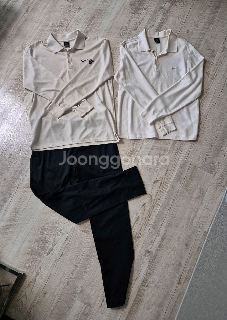 나이키 골프긴팔 폴로셔츠 + 골프 드라이핏 바지 세트--9